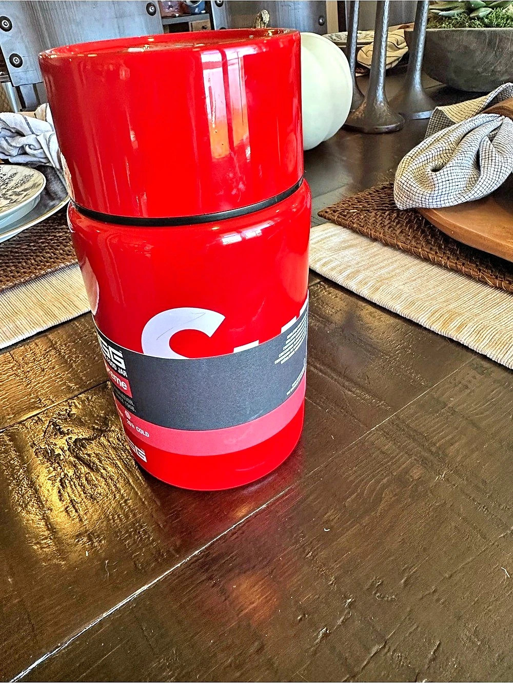 Supreme SIGG Gemstone Food Jar Supreme Red 0.75L Food Jar Like New
